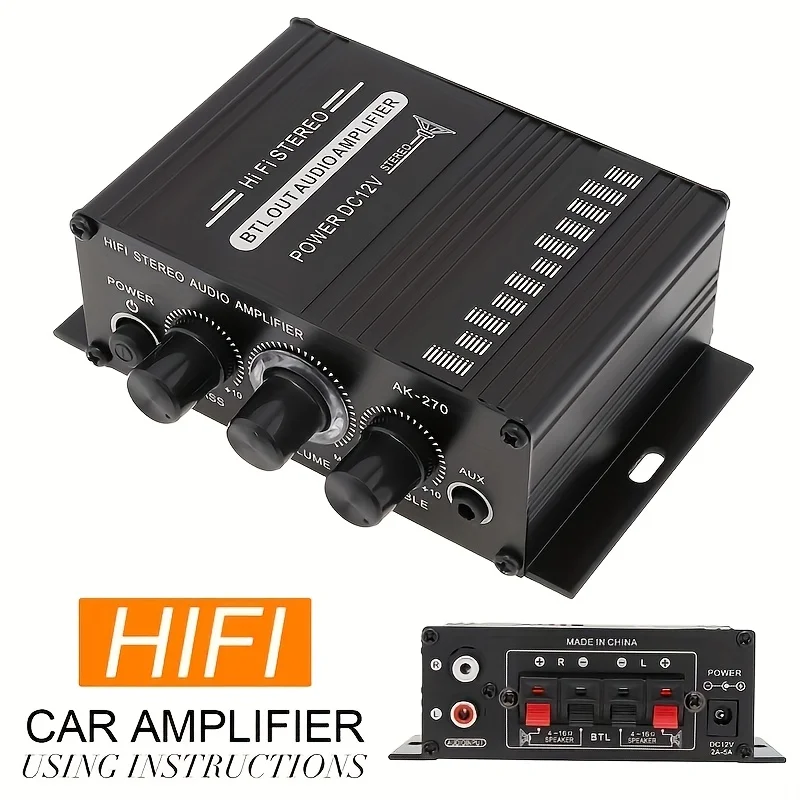 AK-270 HIFI Amplifier Channel  - огляд і ціна Audio Home Cinema