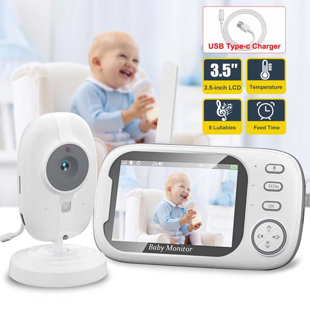 3.5'' Video Baby Monitor 2.4G  - огляд і ціна Home Cinema Wireless