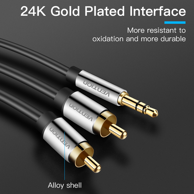 Vention RCA Cable 3.5 to 2rca  - огляд і ціна Home Cinema Tv